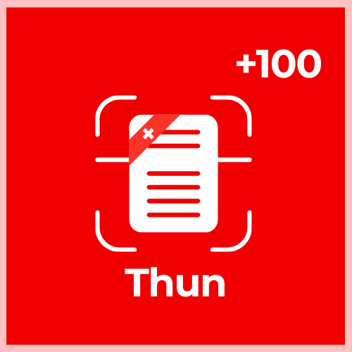 Extra Page Scanning Pack (+100 Pages) - Thun