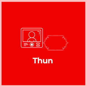 Mailbox Plaque - Thun
