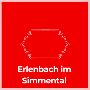 Mailbox Plaque - Erlenbach im Simmental