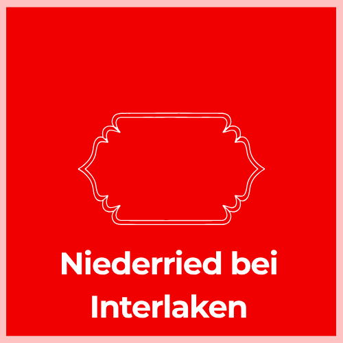 Mailbox Plaque - Niederried bei Interlaken