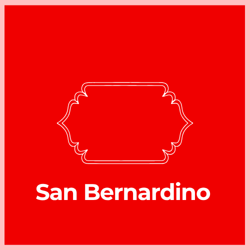 Mailbox Plaque - San Bernardino