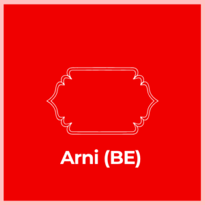 Mailbox Plaque - Arni (BE)