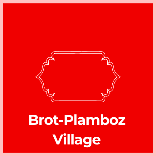 Mailbox Plaque - Brot-Plamboz Village