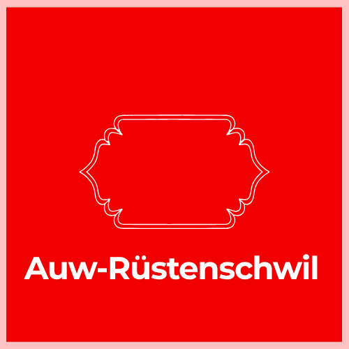 Mailbox Plaque -Auw-Rüstenschwil