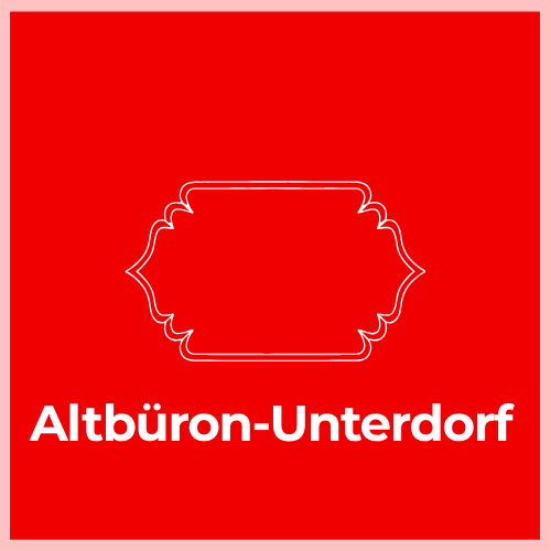 Mailbox Plaque -Altbüron-Unterdorf
