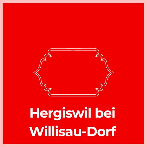 Mailbox Plaque -Hergiswil bei Willisau-Dorf